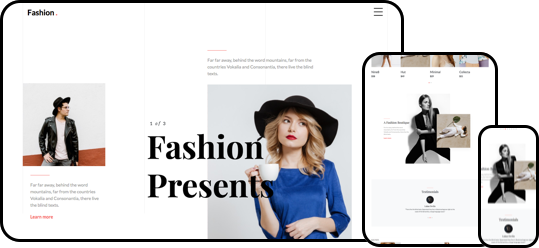 Fashion Free HTML5 Bootstrap 4 Template