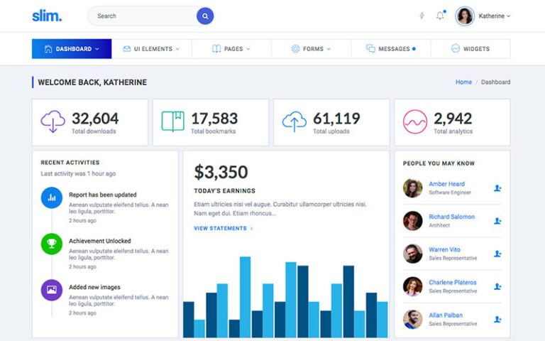 22 Outstanding Admin Dashboard Templates 2020 Untree