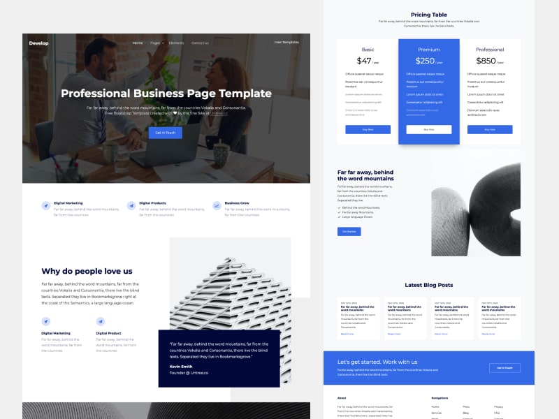 Untree.co - 8 Free Minimal Website Templates To Build Strong Web Presence 2022