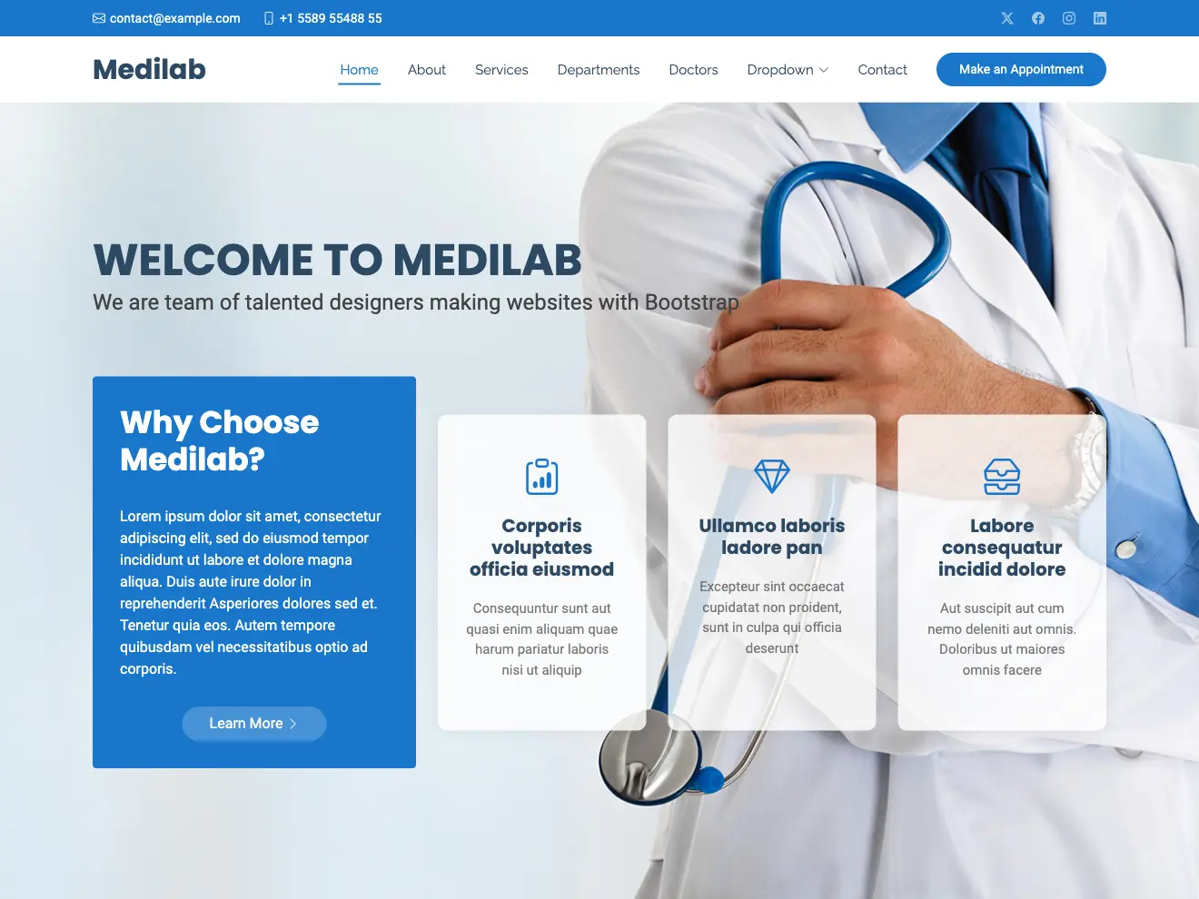 Untree.co - Medilab - Medical Website Template Free Download