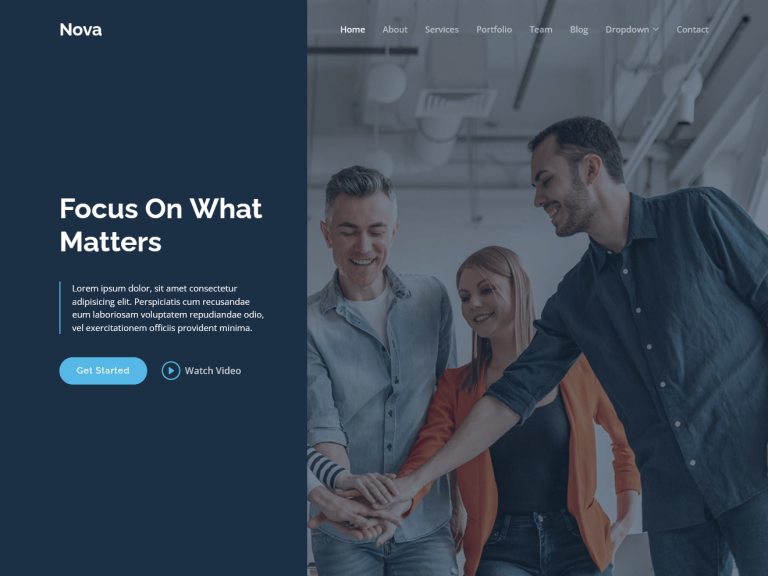 Nova A Multipurpose Free HTML5 Website Template Untree