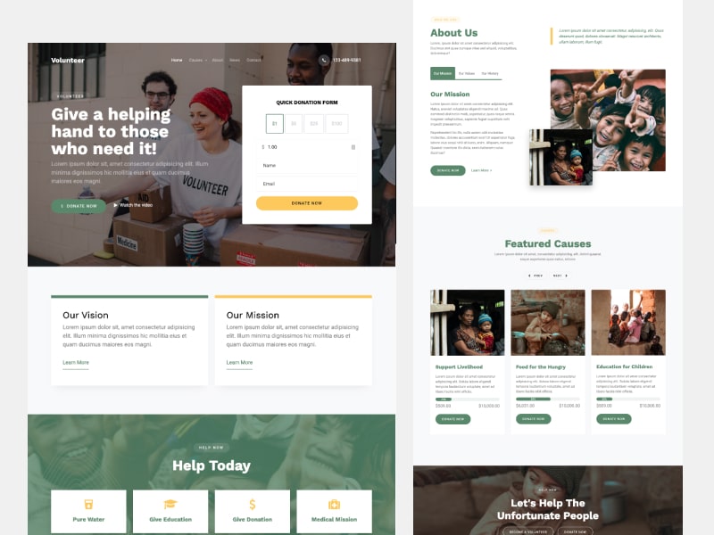 Untree.co - Volunteer Free Bootstrap 5 Template for Charity