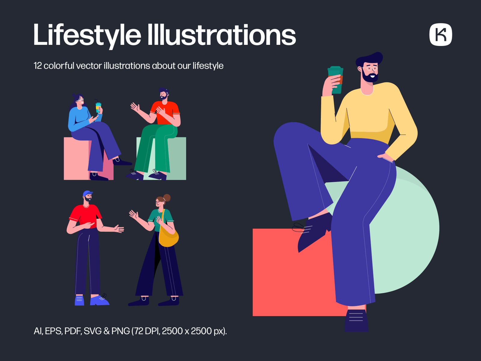 Lifestyle Free Figma Ilustrations