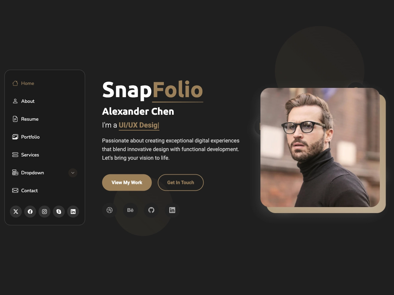 Untree.co - SnapFolio - Free Onepage Bootstrap Template for Portfolio Websites