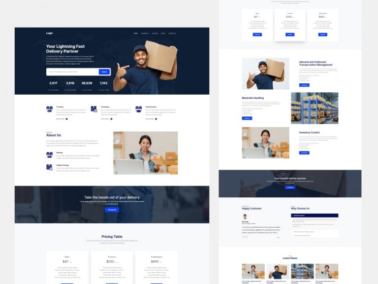 Logis — Free Bootstrap 5 Template for Logistics Websites - Untree