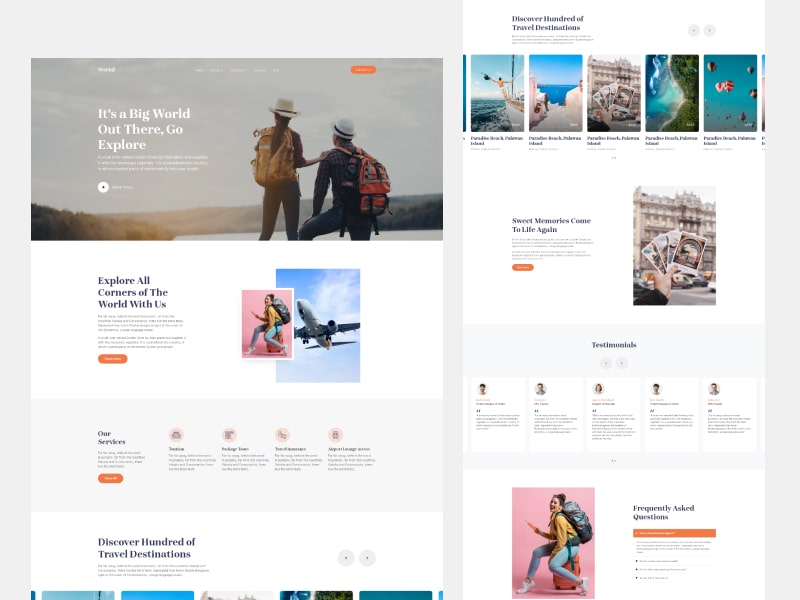 Sterial — Free Bootstrap 5 Template for Travel Agency Websites